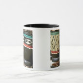 手彫りのドラム、リビングストン、ザンビア マグカップ (中央)