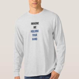 手想像でTシャツを持って Tシャツ