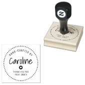 手感謝してい作の脚本 ラバースタンプ (押印)