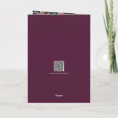 手打パーソナライズされたちカー異教のド民俗フローラ カード (裏面)