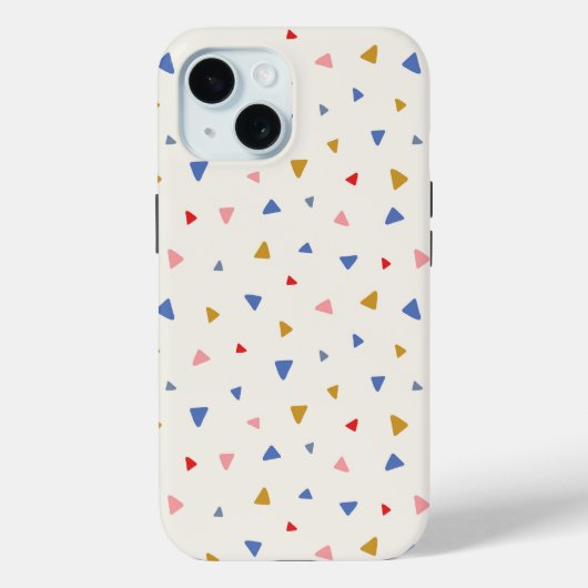 手投げ三角形パターン Case-Mate iPhoneケース (裏面)