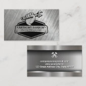 手押さえレンチ | 整備士ロゴ 名刺 (正面/裏面)