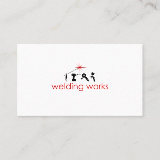 手押し式の溶接機を有するマスクの溶接機 名刺 (裏面)