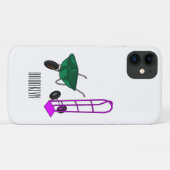 手押し車と手押しトロリー漫画イラストレーション Case-Mate iPhoneケース (裏面(横))