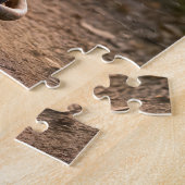 手押し車に木の苗木を入れたウサギ ジグソーパズル (側面)