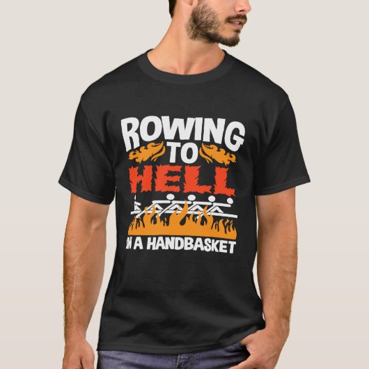 手押し車の乗組員で地獄に漕ぐ Tシャツ (正面)