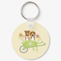 手押し車の春の花