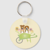 手押し車の春の花 キーホルダー (裏面)