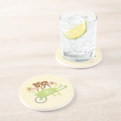 手押し車の春の花 コースター (側面)