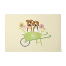 手押し車の春の花