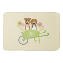 手押し車の春の花