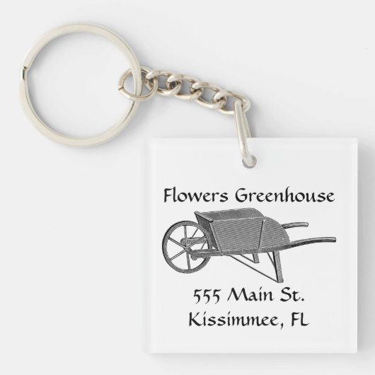 手押し車ヴィンテージ キーホルダー (正面)