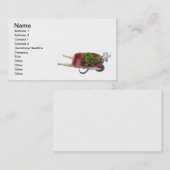 手押し車植物および用具 名刺 (正面/裏面)