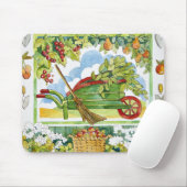 手押し車-庭の環境2012年 マウスパッド (マウス)