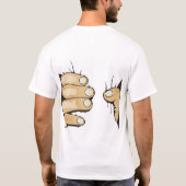 手押し Tシャツ (裏面)