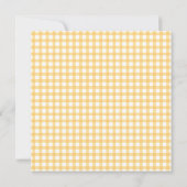 手押車のベビーシャワーの招待状 招待状 (裏面)