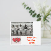 手持ちハート2ハート ポストカード (スタンド正面)