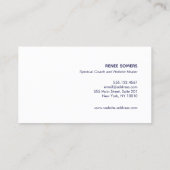 手持ちヒトハートホリスティック薬 名刺 (裏面)