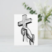 手持ち十字 ポストカード (スタンド正面)