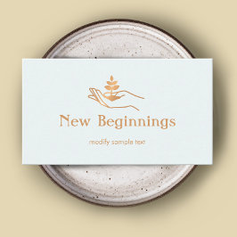 手持ち葉植物健康相談員 名刺