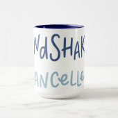 手振りがキャンセル マグカップ (中央)