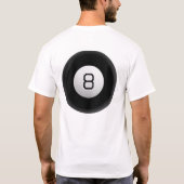 手掛りのプールの鮫 Tシャツ (裏面)