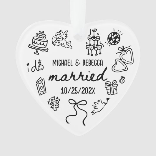 手描お洒落きの新しい初めてのクリスマス オーナメント (正面)