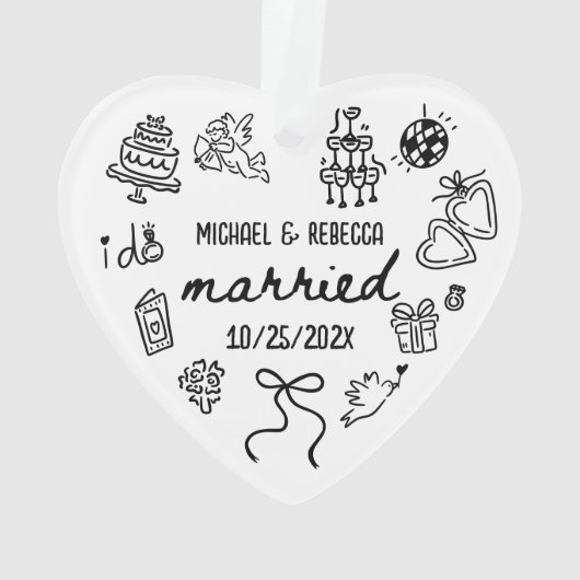 手描お洒落きの新しい初めてのクリスマス オーナメント (裏面)