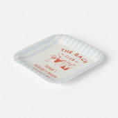 手描お洒落きオレンジカクテルバチェロレッテ ペーパープレート (傾斜あり)