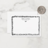 手描お洒落きカップル文房具 ノートカード (正面/裏面インサイチュ)