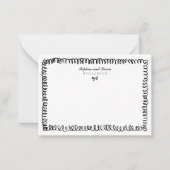 手描お洒落きカップル文房具 ノートカード (正面)