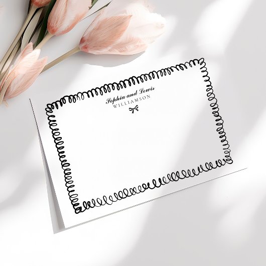 手描お洒落きカップル文房具 ノートカード