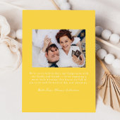 手描お洒落き黄色い弓2写真妊娠 案内状