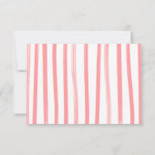 手描きおむつラッフルガール 招待状 (裏面)