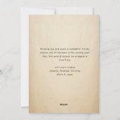 手描きおもしろいクリスマストナカイ シーズンカード (裏面)