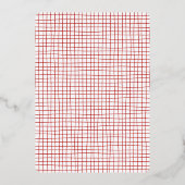 手描きお洒落ピザ&ワインブライダルシャワー 箔招待状 (裏面)