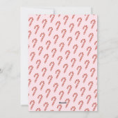 手描きお洒落メリークリスマス家族の写真 シーズンカード (裏面)