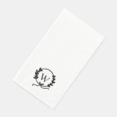 手描きお洒落リースモノグラム (コーナー)