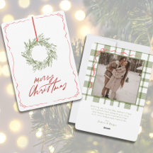 手描きお洒落リース写真クリスマス