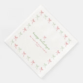 手描きお洒落弓レッド&グリーンクリスマス (コーナー)