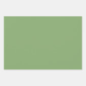 手描きお洒落弓レッド&グリーンクリスマス ラッピングペーパーシート (正面2)