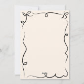 手描きお洒落感謝祭メニュー シーズンカード (裏面)