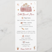 手描きお洒落春イースターブランチ メニュー (正面)