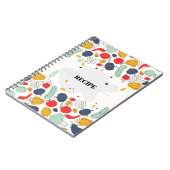 手描きかわいいレシピ手帳 ノートブック (左側)