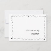 手描きで僕の花嫁のプロポーザルになる 招待状 (正面)