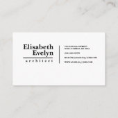 手描きで都市のスカイラインのスケッチを描く 名刺 (裏面)