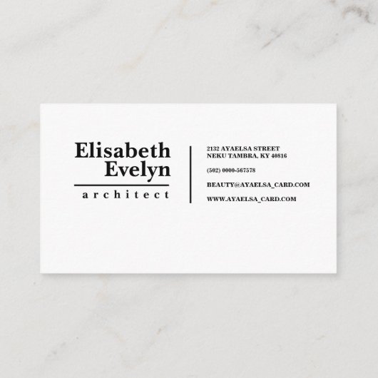 手描きで都市のスカイラインのスケッチを描く 名刺 (裏面)