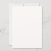 手描きのかわいいカップル セーブザデート (裏面)
