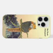 手描きのかわいいレッサーパンダ iPhoneケース (裏面横)