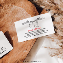 手描きのかわいい赤ちゃんの本 エンクロージャーカード